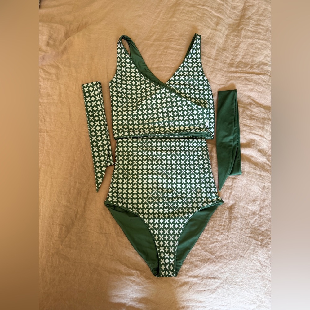 BAIIA Eden Reversible Wrap Swimsuit